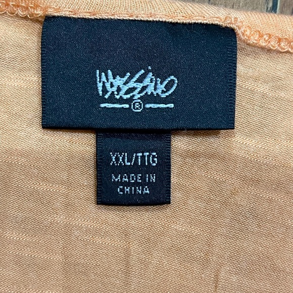 Mossimo Dennim
Chic Orange Studded Women's Tee - Picture 2 of 10